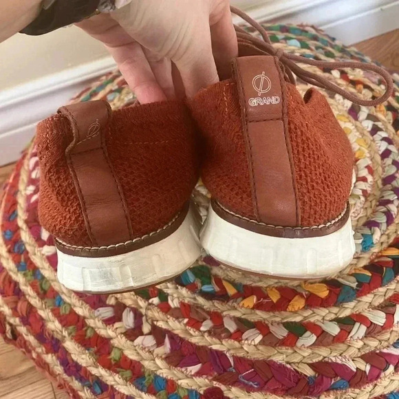 Cole Haan Grand Zero orange  rust shoes - Picture 3 of 7